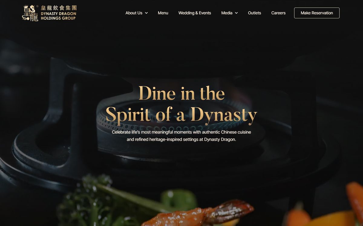 Dynasty Dragon Holdings Group website homepage